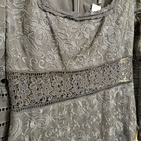Cynthia Rowley Black Wicker Park Lace Eyelet Dress Size 8 NWT - Picture 7 of 14